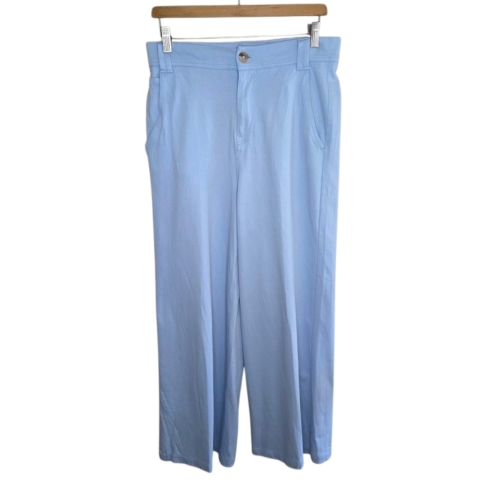 DG2 by Diane Gilman Light Blue High Rise Cropped Pants Size 8T